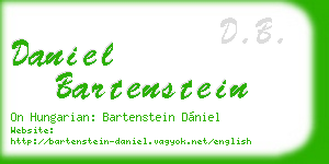daniel bartenstein business card